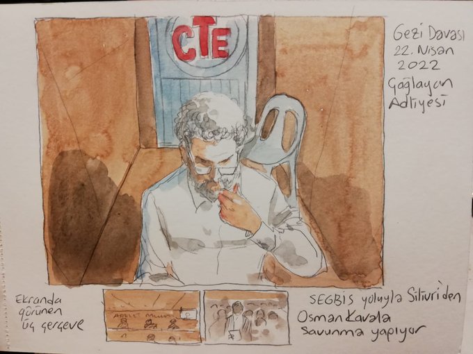 Gezi Davası'nda karar duruşması: Osman Kavala savunmasını yaptı